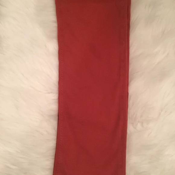 💚SOLD💚MAVI brick red ZACH straight leg jean NWT - Picture 6 of 8